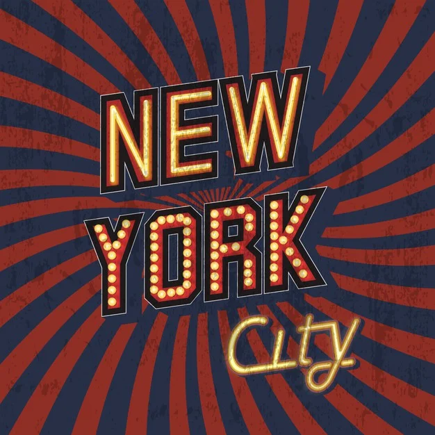 New York City neon sign artwork